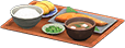 Animal Crossing Japanese-style meal Image