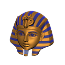 Animal Crossing King Tut mask (Gold) Image