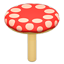 Large Mushroom Platform Red