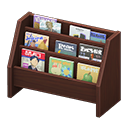 Animal Crossing Large magazine rack|Dark wood Image