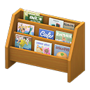 Large magazine rack Natural wood