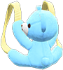 Animal Crossing Light blue bear backpack Image