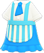 Animal Crossing Light blue café-uniform dress Image