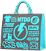 Animal Crossing Light blue electronics-store paper bag Image