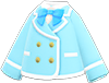 Animal Crossing Light blue school uniform with ribbon Image