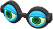 Animal Crossing Light blue silly glasses Image