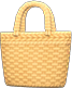 Animal Crossing Light brown basket bag Image