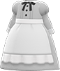 Animal Crossing Light gray full-length maid gown Image