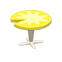 Lily-pad table Yellow