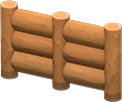 Animal Crossing Log-wall fence Image