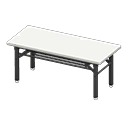 Long folding table White