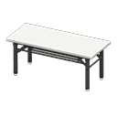 Long folding table White