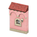 Medieval building side Pink