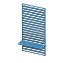 Medium wooden partition Blue