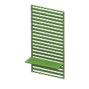 Medium wooden partition Green