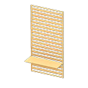 Medium wooden partition Light wood