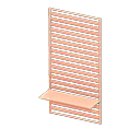 Medium wooden partition Pink wood