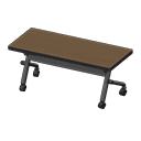 Animal Crossing Meeting-room table|Brown Image