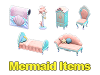 Animal Crossing Mermaid Items Image