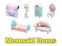 Animal Crossing Mermaid Items Image