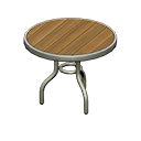 Animal Crossing Metal-and-wood table|Dark wood Image