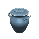 Metal pot Blue