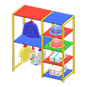 Animal Crossing Midsized clothing rack|Casual clothes Displayed clothing Colorful Image