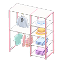Midsized clothing rack Cute clothes Displayed clothing Pastel