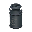 Animal Crossing Milk can|Black logo Style Black Image