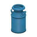 Milk can Plain Style Blue