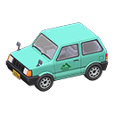 Minicar Mountains Sticker Green