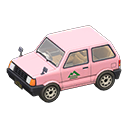 Minicar Mountains Sticker Pink