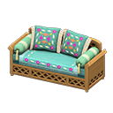 Animal Crossing Moroccan sofa|Blue Image