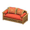Moroccan sofa Red