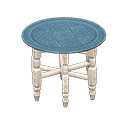 Moroccan tray table Blue