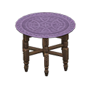 Moroccan tray table Purple