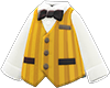 Animal Crossing Mustard shirt with striped vest Image
