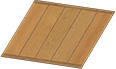 Animal Crossing Natural-wood square tile Image