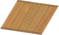 Animal Crossing Natural-wood square tile Image