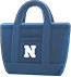 Animal Crossing Navy blue logo tote bag Image