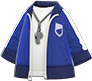 Animal Crossing Navy blue open track jacket Image