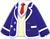 Animal Crossing New Horizons Navy Blue School Uniform With Necktie 