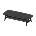 Nordic low table None Fabric Black