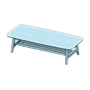 Nordic low table None Fabric Blue