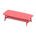 Nordic low table None Fabric Red