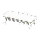 Nordic low table None Fabric White