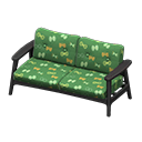 Animal Crossing Nordic sofa|Butterflies Fabric Black Image