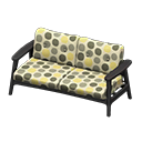 Nordic sofa Dots Fabric Black