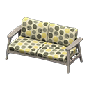 Nordic sofa Dots Fabric Gray