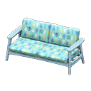 Nordic sofa Raindrops Fabric Blue